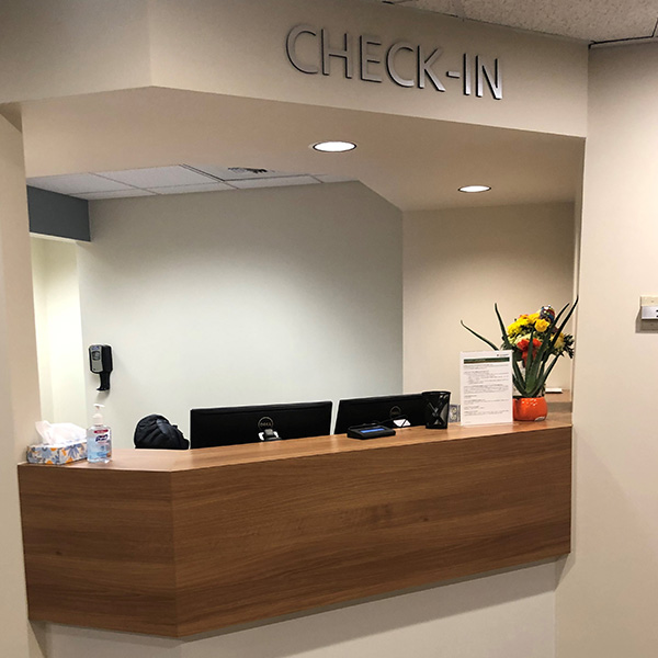 Check in clinic